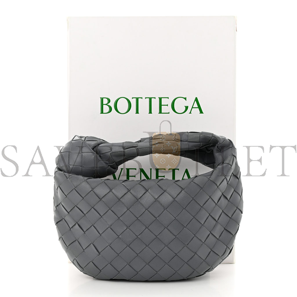BOTTEGA VENETA NAPPA INTRECCIATO MINI JODIE THUNDER (25*14*8cm) BOTTEGA VENETA NAPPA INTRECCIATO MINI JODIE THUNDER (25*14*8cm)